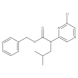 benzyl N-(6-chloropyrazin-2-yl)-N-(2-methylpropyl)carbamate结构式