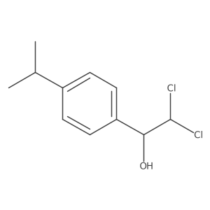 2,2-Dichloro-1-(4-isopropylphenyl)ethanol结构式