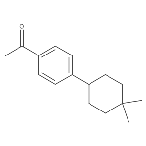 1-(4-(4,4-Dimethylcyclohexyl)phenyl)ethan-1-one Structure