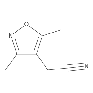 2-(Dimethyl-1,2-oxazol-4-yl)acetonitrile结构式