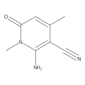 2-Amino-1,4-dimethyl-6-oxo-1,6-dihydropyridine-3-carbonitrile结构式