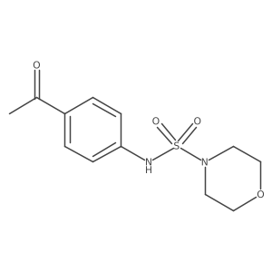 N-(4-acetylphenyl)morpholine-4-sulfonamide Structure