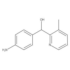 (4-Aminophenyl)(3-methylpyridin-2-yl)methanol结构式