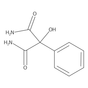 2-Hydroxy-2-phenylmalonamide结构式