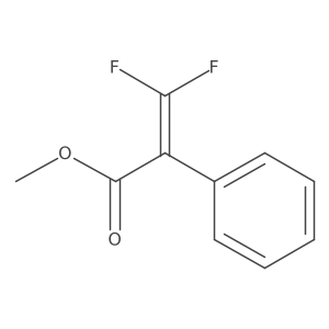 Methyl 3,3-difluoro-2-phenylacrylate Structure
