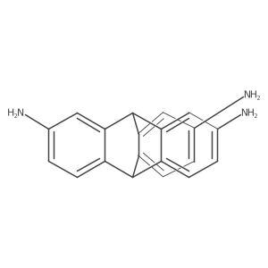 9,10-Dihydro-9,10-[1,2]benzenoanthracene-2,7,14-triamine Structure