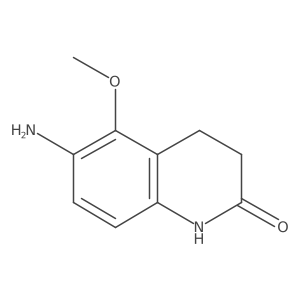 6-Amino-3,4-dihydro-5-methoxy-2(1h)-quinolinone Structure
