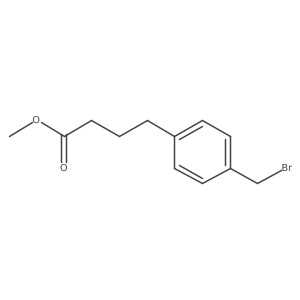 Methyl 4-(4-bromomethylphenyl)butyrate结构式