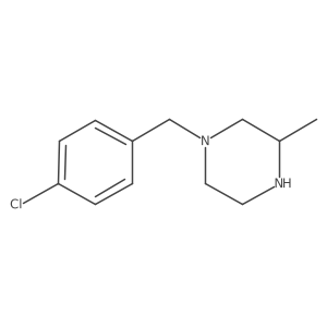 1-(4-Chloro-benzyl)-3-methyl-piperazine结构式