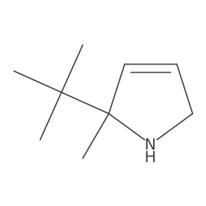 2-(1,1-Dimethylethyl)-2,5-dihydro-2-methyl-1H-pyrrole Structure