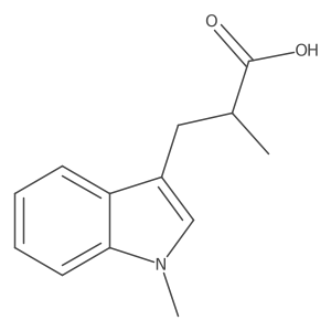 I+/-,1-Dimethyl-1H-indole-3-propanoic acid结构式