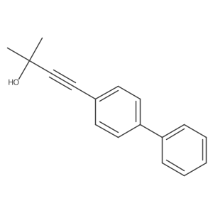4-Biphenyl-4-yl-2-methyl-but-3-yn-2-ol Structure