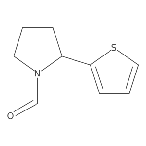 2-(Thiophen-2-yl)pyrrolidine-1-carbaldehyde结构式