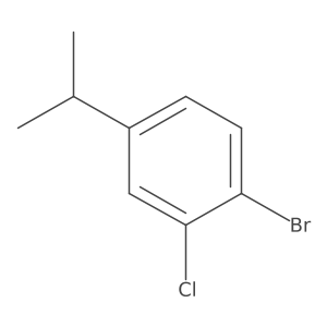 1-Bromo-2-chloro-4-(propan-2-YL)benzene Structure
