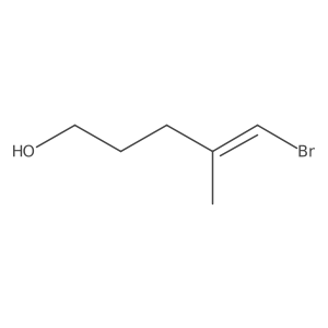 (E)-5-bromo-4-methyl-pent-4-en-1-ol结构式