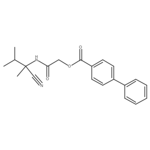 [(1-Cyano-1,2-dimethylpropyl)carbamoyl]methyl [1,1'-biphenyl]-4-carboxylate Structure