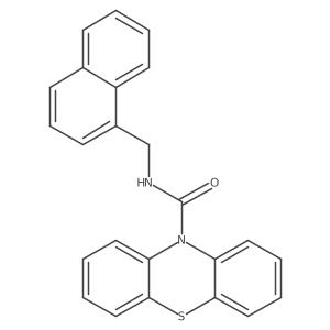 N-[(naphthalen-1-yl)methyl]-10H-phenothiazine-10-carboxamide结构式