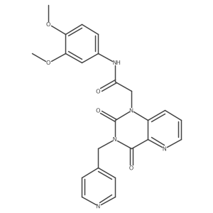 N-(3,4-dimethoxyphenyl)-2-(2,4-dioxo-3-(pyridin-4-ylmethyl)-3,4-dihydropyrido[3,2-d]pyrimidin-1(2H)-yl)acetamide结构式