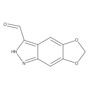 1H-[1,3]Dioxolo[4,5-F]indazole-3-carbaldehyde Structure