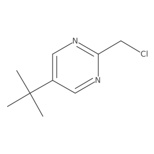 5-Tert-butyl-2-(chloromethyl)pyrimidine结构式