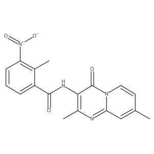 N-{2,8-dimethyl-4-oxo-4H-pyrido[1,2-a]pyrimidin-3-yl}-2-methyl-3-nitrobenzamide结构式