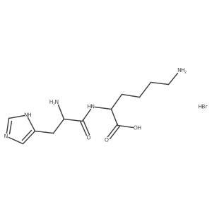 His-Lys-hydrobromide salt Structure
