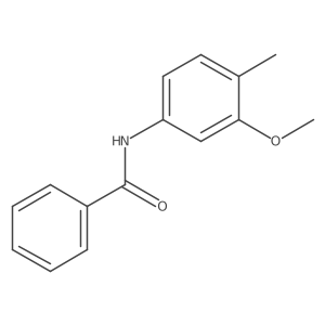N-(3-methoxy-4-methylphenyl)benzamide结构式