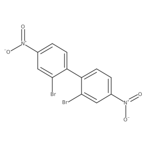 2,2'-Dibromo-4,4'-dinitro-1,1'-biphenyl结构式