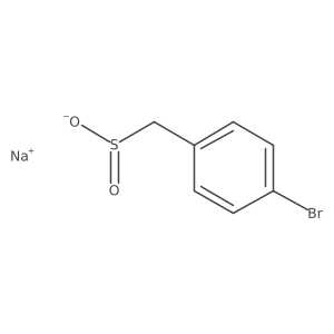 Sodium (4-bromophenyl)methanesulfinate Structure