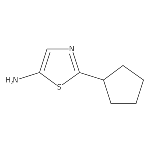 2-Cyclopentylthiazol-5-amine结构式