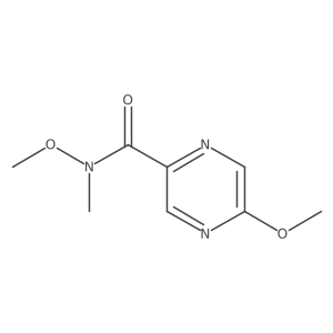 N,5-dimethoxy-N-methylpyrazine-2-carboxamide Structure