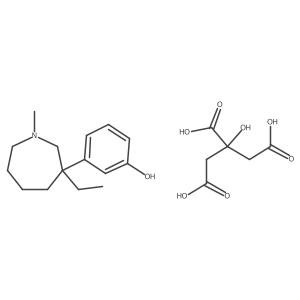 Meptazinol Citrate Structure