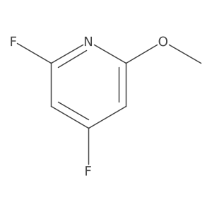 2,4-Difluoro-6-methoxypyridine结构式