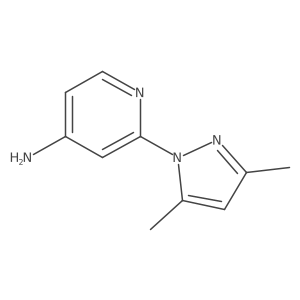 2-(3,5-dimethyl-1H-pyrazol-1-yl)pyridin-4-amine Structure