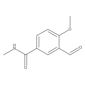 3-formyl-4-methoxy-N-methylbenzamide结构式