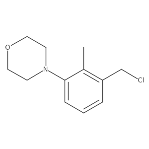 4-(3-(Chloromethyl)-2-methylphenyl)morpholine Structure
