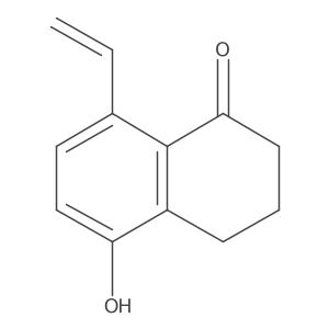 8-Ethenyl-3,4-dihydro-5-hydroxy-1(2H)-naphthalenone结构式