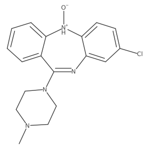 Clozapine 5-oxide结构式