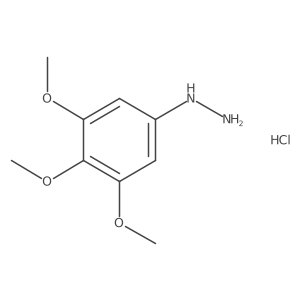 (3,4,5-Trimethoxyphenyl)hydrazine hydrochloride结构式