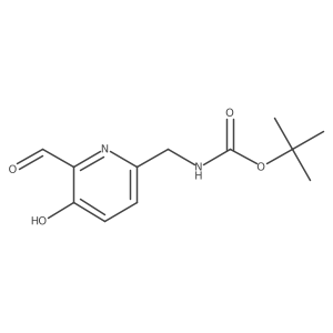 Tert-butyl (6-formyl-5-hydroxypyridin-2-YL)methylcarbamate Structure