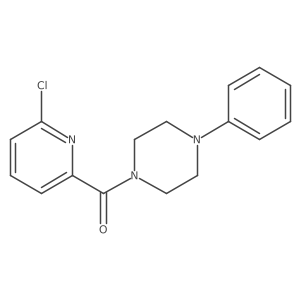 1-(6-Chloropyridine-2-carbonyl)-4-phenylpiperazine Structure