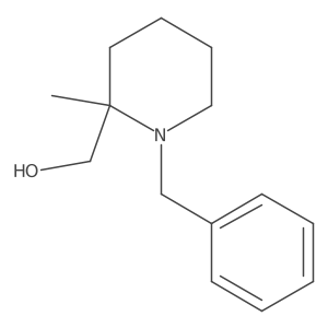 (1-Benzyl-2-methylpiperidin-2-yl)methanol Structure
