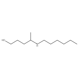 4-(Hexylamino)pentan-1-ol Structure