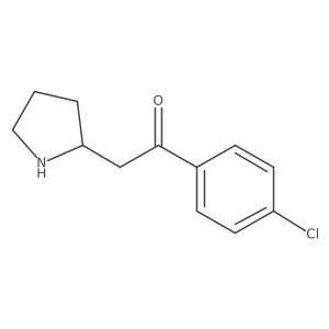 1-(4-Chlorophenyl)-2-(pyrrolidin-2-YL)ethan-1-one Structure
