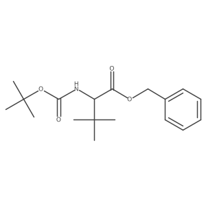 N-(tert-Butoxycarbonyl)-L-tert-leucine benzyl ester Structure