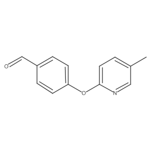 4-[(5-Methyl-2-pyridinyl)oxy]benzaldehyde结构式
