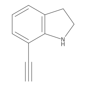7-ethynyl-2,3-dihydro-1H-indole Structure
