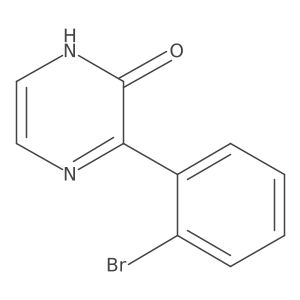 3-(2-Bromophenyl)pyrazin-2(1H)-one结构式