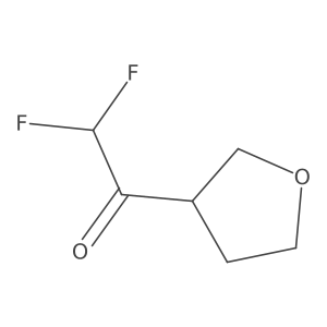 2,2-Difluoro-1-(oxolan-3-yl)ethan-1-one Structure