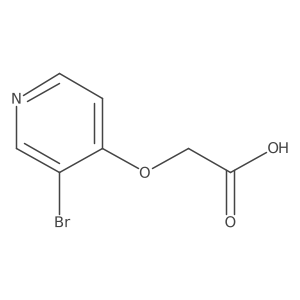 2-((3-Bromopyridin-4-yl)oxy)acetic acid Structure